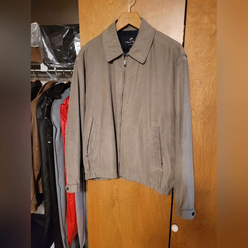 Men's  Newport Harbor Jacket Taupe Medium